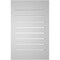 Ekena Millwork Vertical Surface Mount PVC Gable Vent: Functional, w/ 2"W x 2"P Brickmould Sill Frame, 18"W x 28"H GVPVE18X2803SF - alternate 4